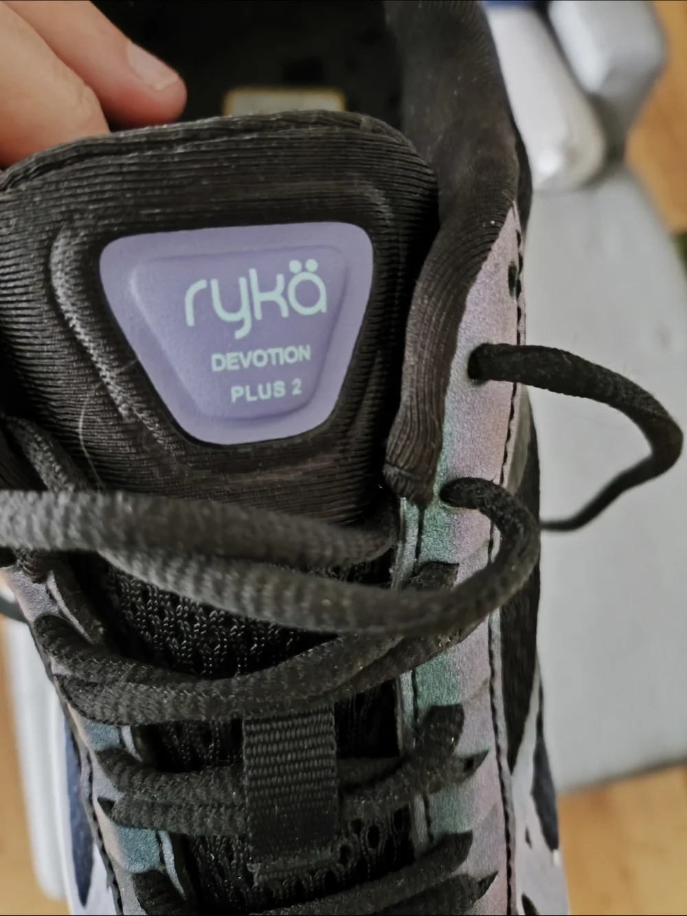 Ryka Women's Black & Purple Walking Shoes